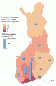 Roma in Finnland (Quelle: Fennia, 2002)