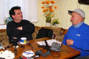 Emmerich Gärtner-Horvath und Zeitzeuge Karl Sarközi