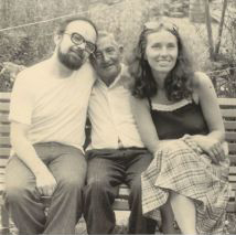 Mozes Heinschink mit Johann "Kalitsch" Horvath (1912-1983) und Miriam Wiegele (Foto: Rombase)