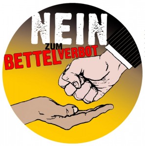 Nein zum Bettelverbot