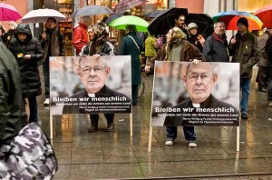 Protest gegen das Bettelverbot in Graz (Foto: Klemens Wieringer, bettelverbot.at)