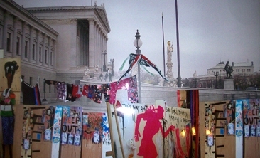 Installation vor dem Parlament (Entwurf) (Foto: Wiener Festwochen)