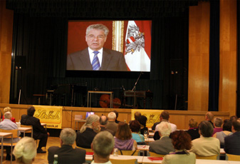 20 Jahre KV Roma: Video-Grußbotschaft des Bundespräsidenten Fischer (Foto KV-Roma)