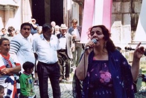 Konzert bei der Roma-Wallfahrt nach Mariazell 2002 (Foto: Michael Teichmann, Rombase)