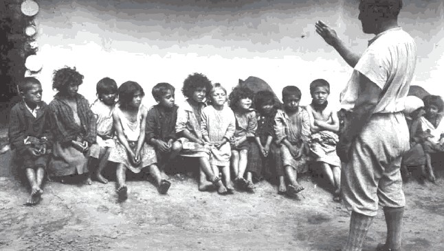 Filmstill aus dem Drehmaterial zum Dokumentarfilm "Burgenland 1931"