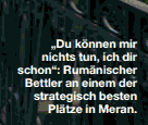 Wenn journalistische Standards nichts mehr zählen: Mit Bildunterschriften wie dieser wird in der "ff" Stimmung gemacht.