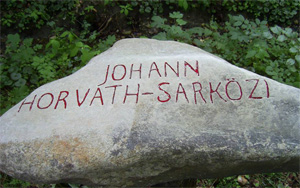 Gedenkstein Johann Horvath-Sarközi (Foto: Gedenkweg Buchenwaldbahn)
