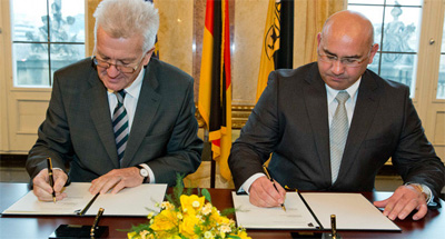 Deutschland: Baden-Württemberg unterzeichnet Staatsvertrag