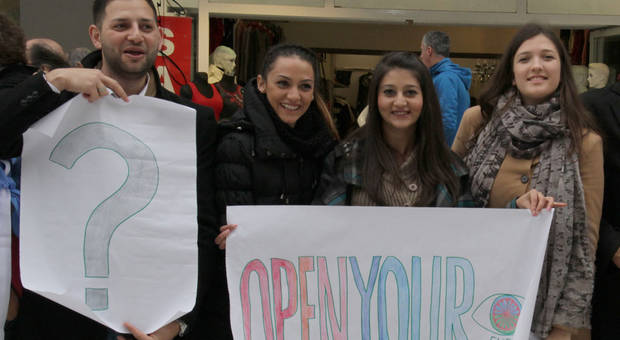 Flashmob im Rahmen der Roma-Jugendkonferenz in Wien (Foto:)