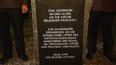 Gedenkstein in Goberling (Foto: volksgruppen.orf.at)