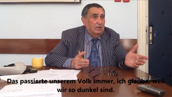 Zeitzeuge Cvetko Mirković, Überlebender des KZ Sajmiste (Filmstill aus Video 1)