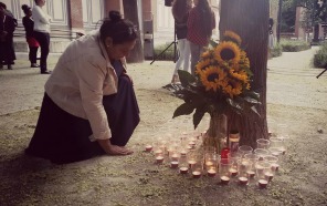 Gedenken am Ceija-Stojka-Platz 2015 (Foto: Romano Centro)