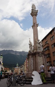 Betteln in Innsbruck (Foto: Bettellobby Tirol)