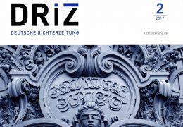 Cover der Deutschen Richterzeitung (Foto: via Zentralrat)