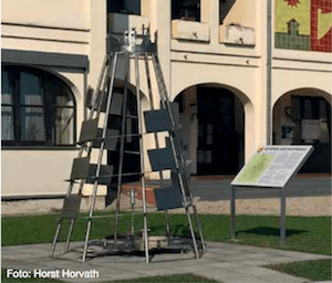 "Geschichtsskulptur" statt Gedenkenort in Kemeten (Foto: Horst Horvath, RomaCajtung)