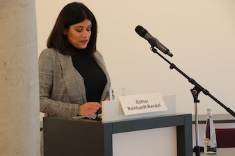 Die Vorsitzende des neuen Verbands: Esther Reinhardt-Bendel (Foto: Verband Deutscher Sinti und Roma e. V. - Landesverband Schleswig-Holstein)