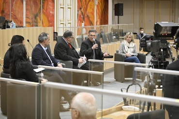 Diskussionsveranstaltung zum Welt-Roma-Tag. Roma-Strategie 2030 (© Parlamentsdirektion/Johannes Zinner)