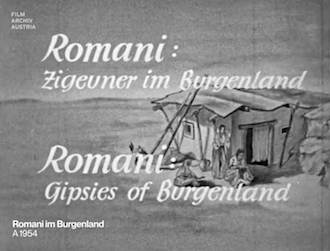 Screenshot, Zwischentitel im Film, 1954 (Filmarchiv Austria)