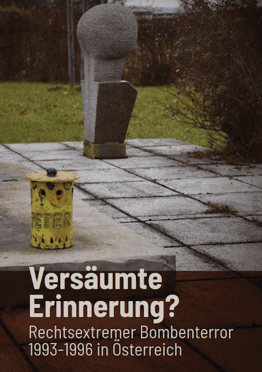 Deckblatt der Broschüre "Versäumte Erinnerung" (Intitaitive Antifaschistisches Gedenken)